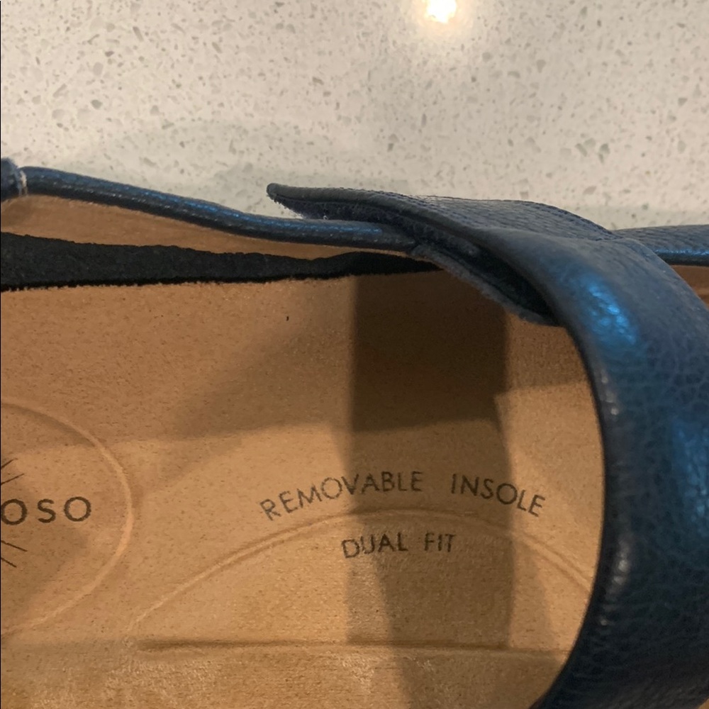 Blue Mary Janes Style and Rounded Toe - Picture 8 of 12